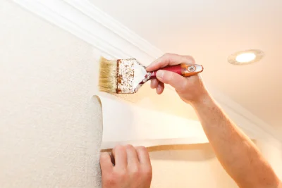Pose de papier peint à Oyes — revêtements muraux et toiles de verre